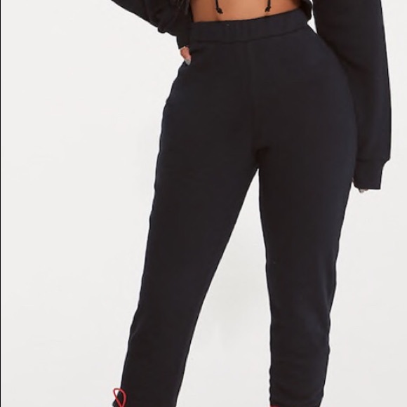 plt black joggers